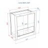 Встроенный биокамин Lux Fire Кабинет 610 М фото 9