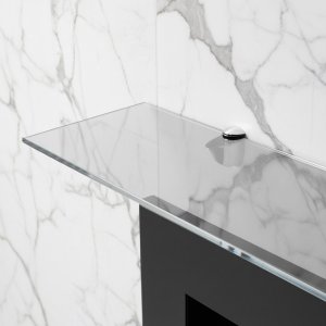 Стеклянная полка для биокамина Opti white 1800