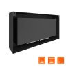 Биокамин SteelHeat WALL ONE 1100 LITE черный фото 5